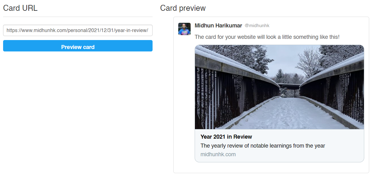 Twitter Card Validator